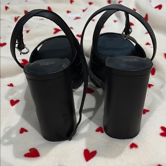 Wild Fable Black Platform Heels with Chunky Sole size 7.5 - Picture 4 of 5